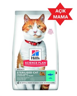 Hills Kısırlaştırılmış Tuna Balıklı Kedi Maması 1 kg Açık Mama